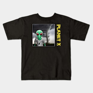 Alien Twister Tornado Guitarist meme Kids T-Shirt